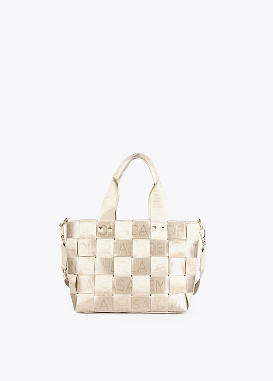 12428010-Mini braided tote bag-Raw