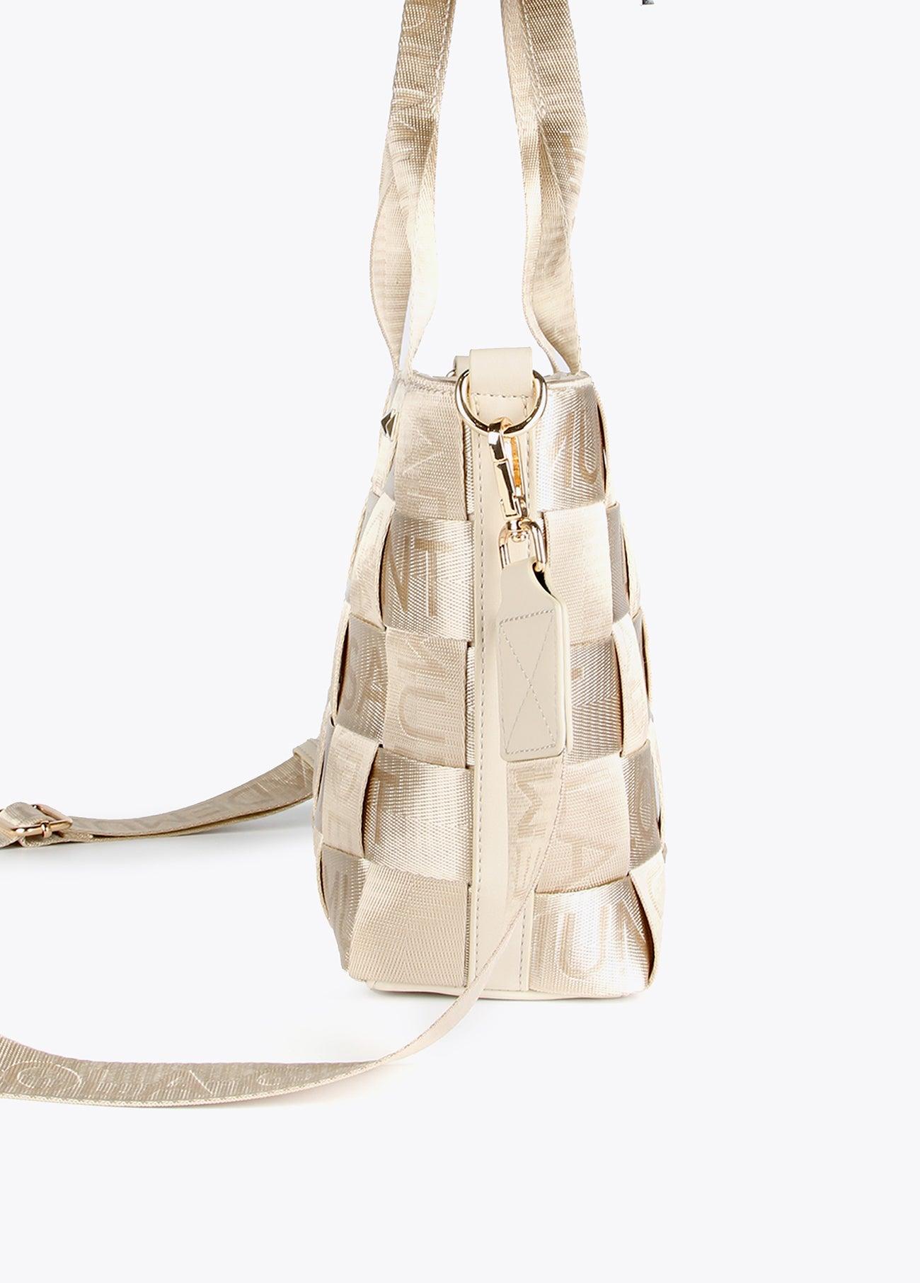 12428010-Mini braided tote bag-Raw