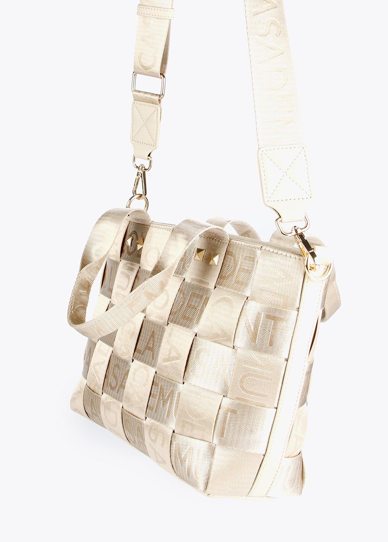 12428010-Mini braided tote bag-Raw