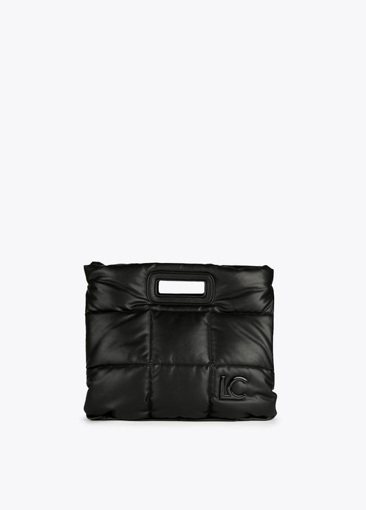 12428015-Quilted tote bag-Black
