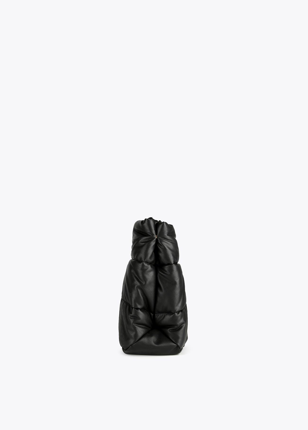 12428015-Quilted tote bag-Black