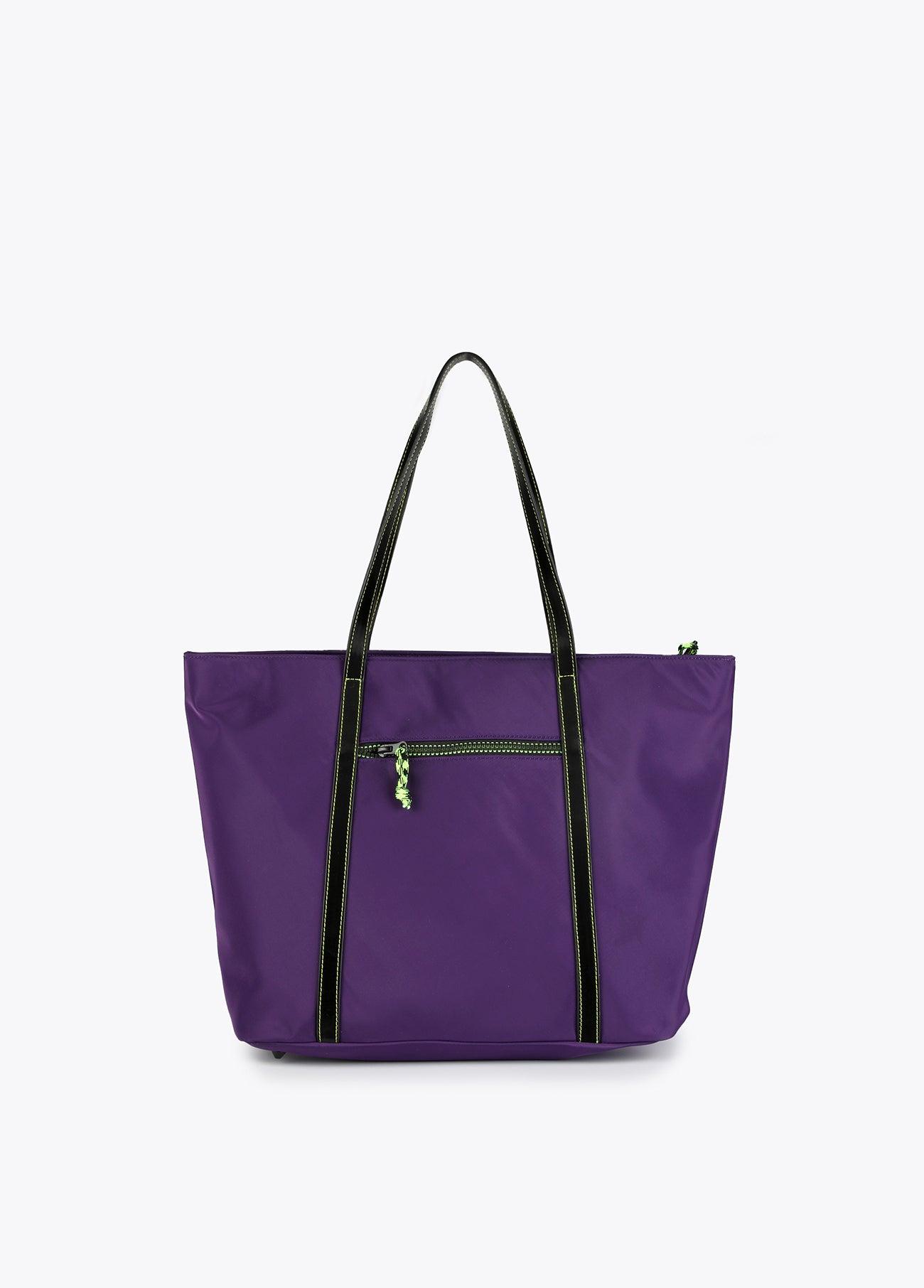 12428016-Neon logo tote bag-Lilac