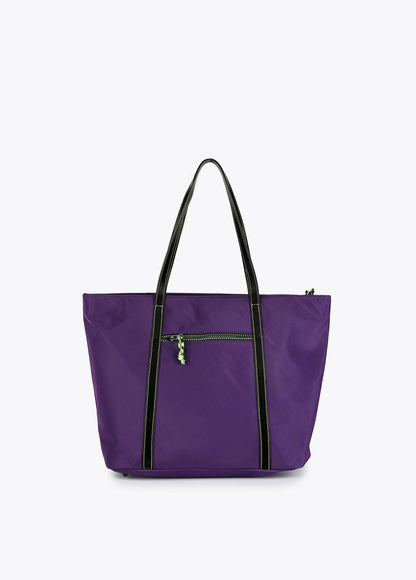 12428016-Neon logo tote bag-Lilac