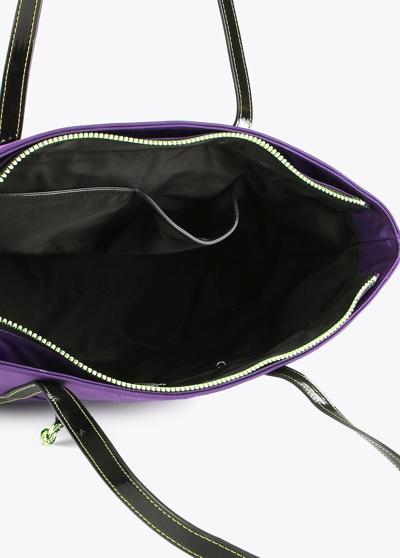 12428016-Neon logo tote bag-Lilac