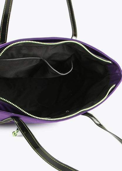 12428016-Neon logo tote bag-Lilac