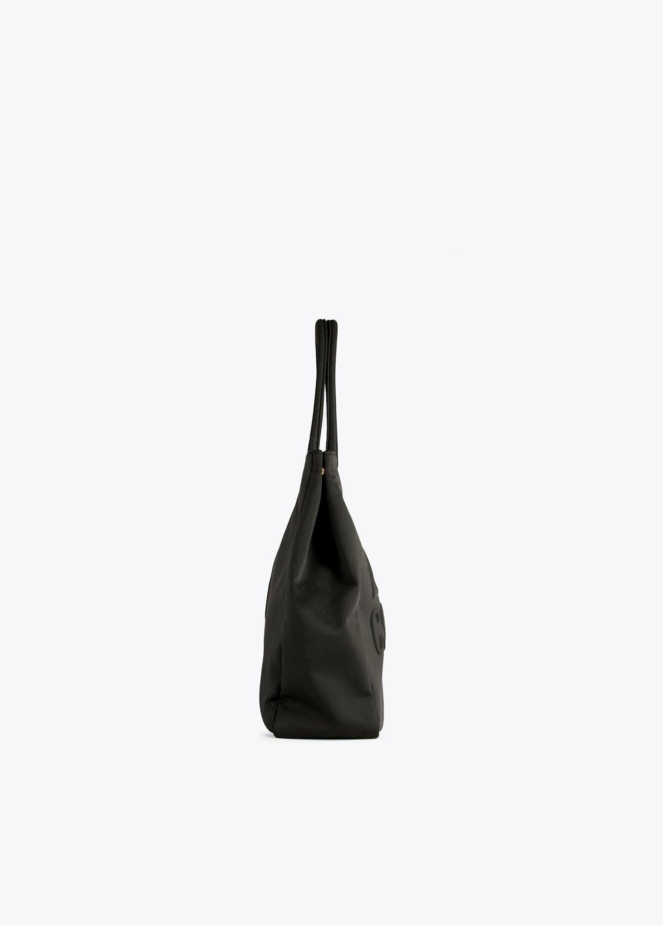 12428040-Neoprene tote bag with logo-Black