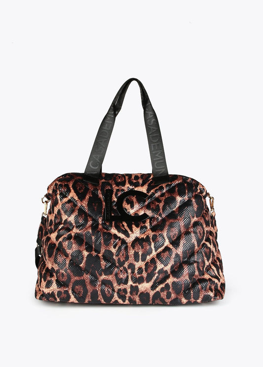12429001-Animal print weekend bag-Printed