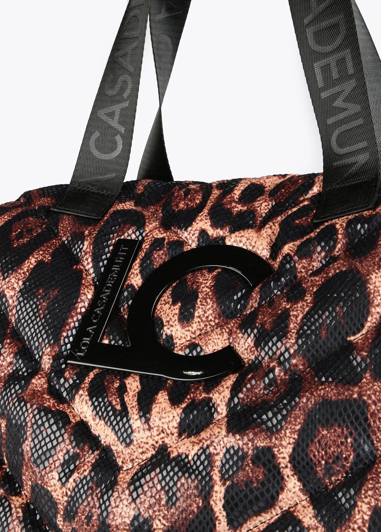 12429001-Animal print weekend bag-Printed