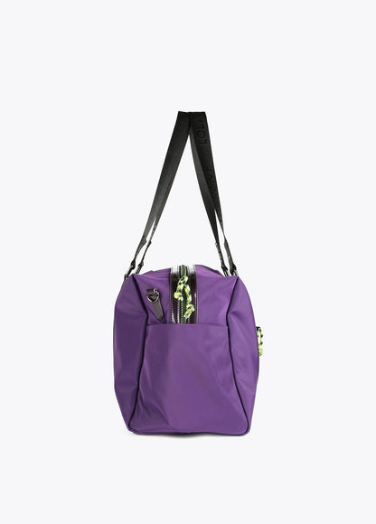 12429002-Neon logo weekend bag-Lilac