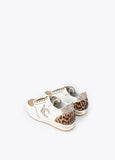 12430005-Leopard and rhinestone sneakers-White