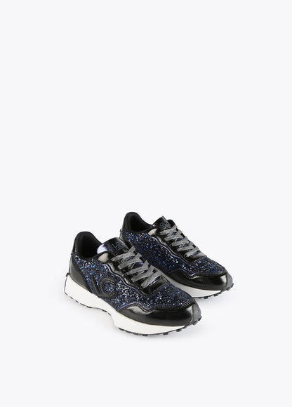 12430008-Rhinestone sneakers-Blue