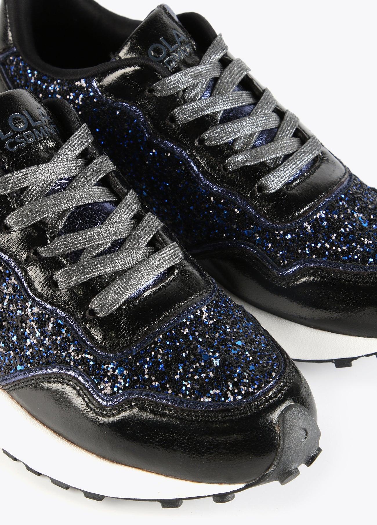 12430008-Rhinestone sneakers-Blue