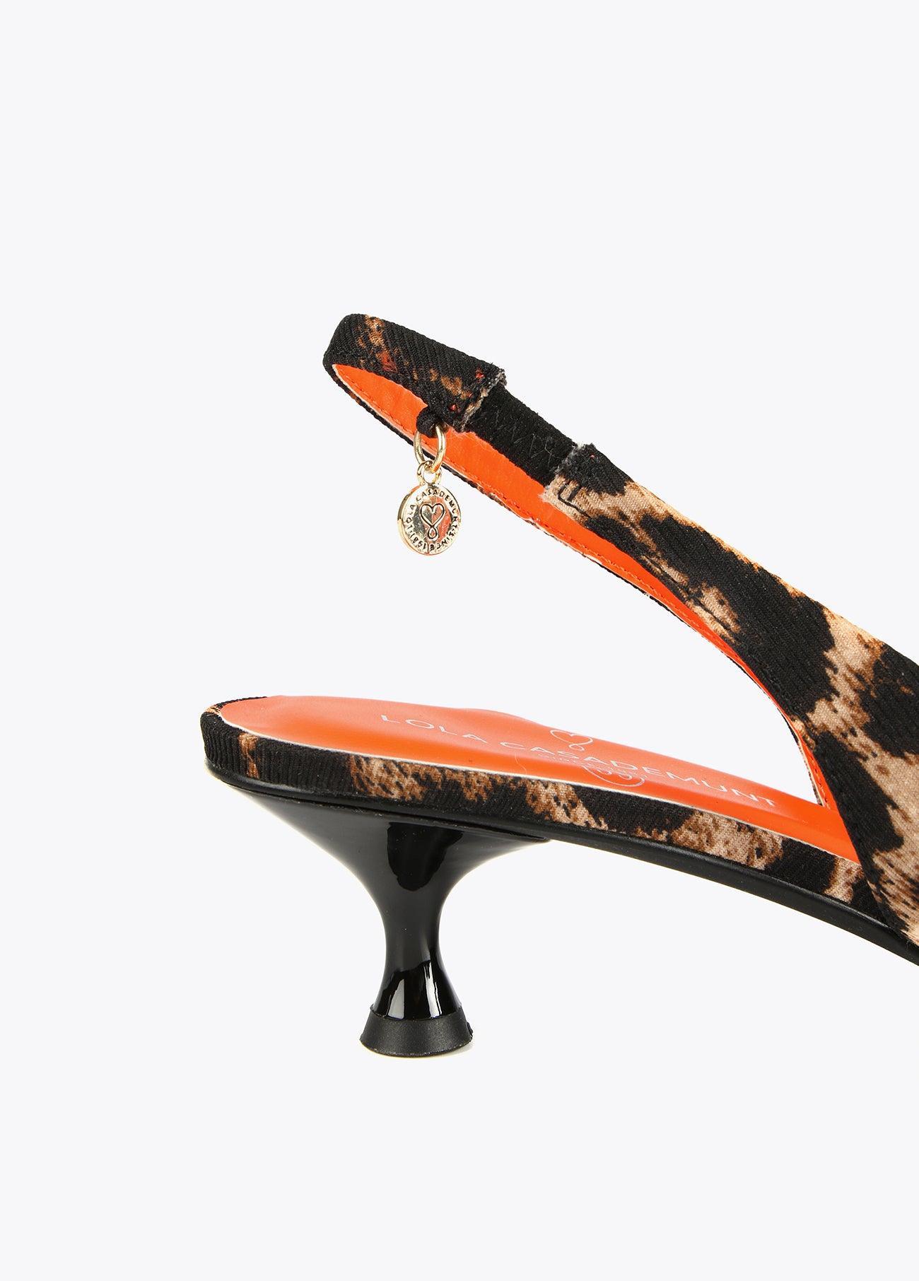 12432003-Animal print mule shoes-Printed