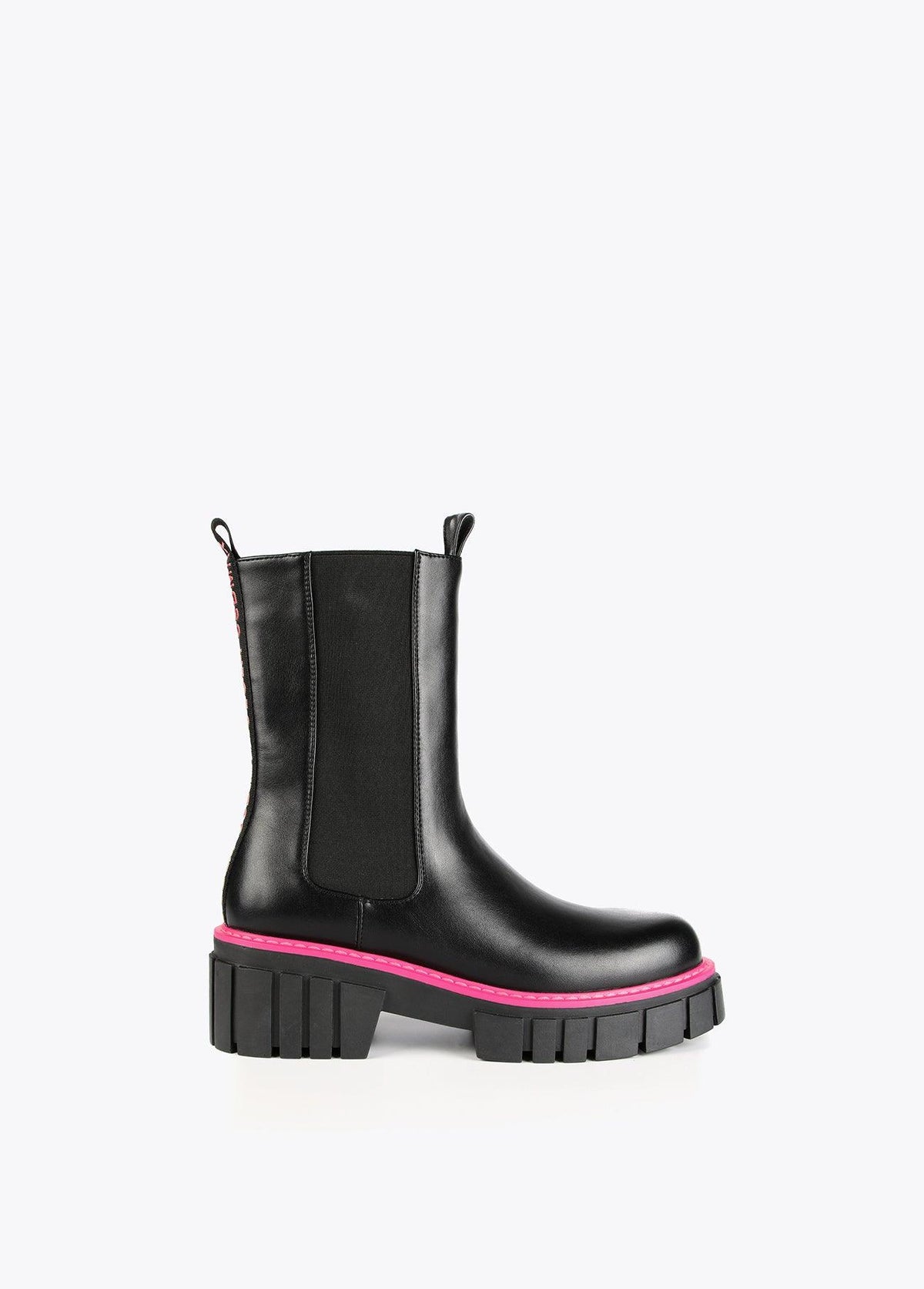 12434010-Ankle boots with two-tone soles-Black