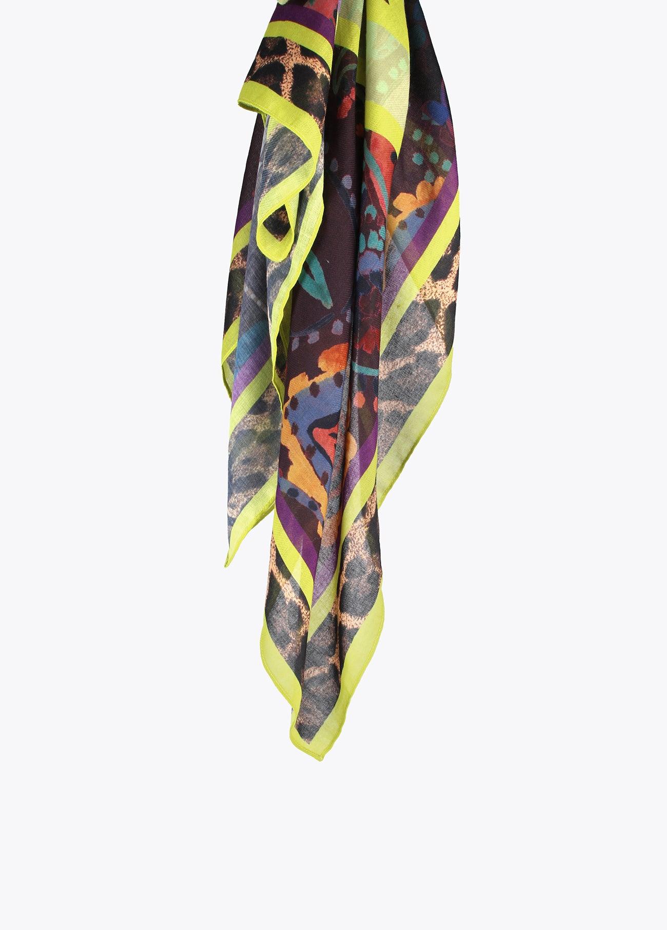 12440002-Paisley print shawl-Printed
