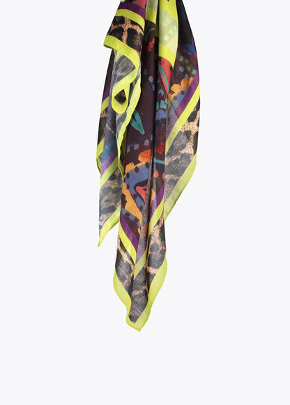 12440002-Paisley print shawl-Printed
