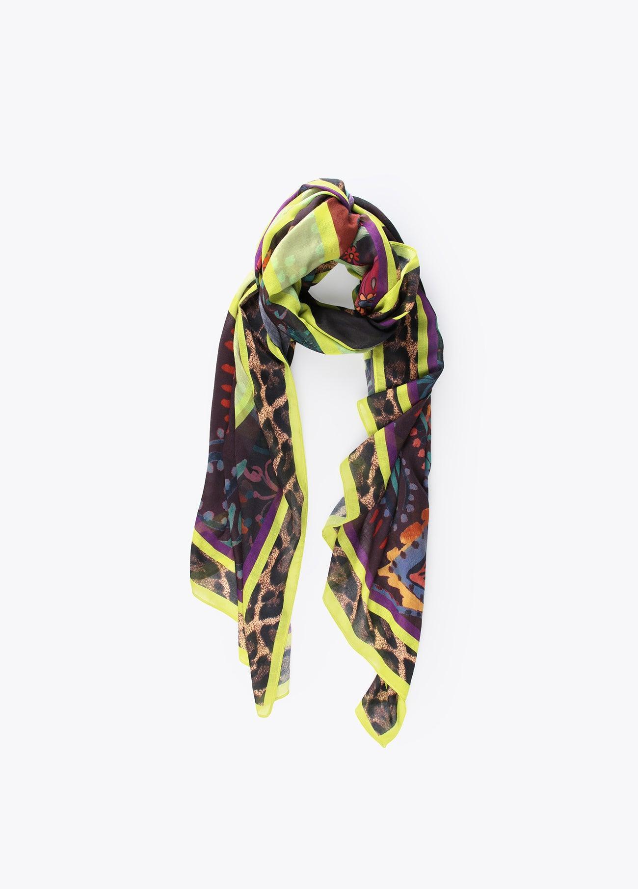 12440002-Paisley print shawl-Printed