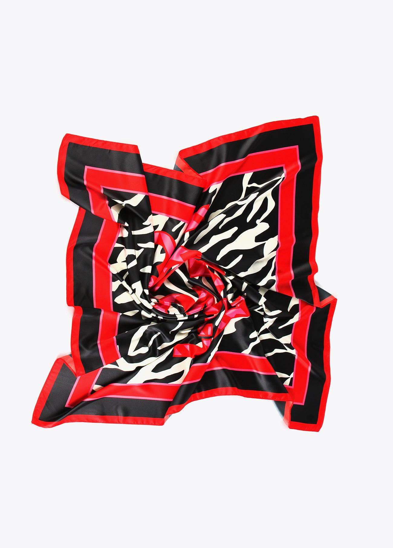 12442005-Zebra print scarf-Printed