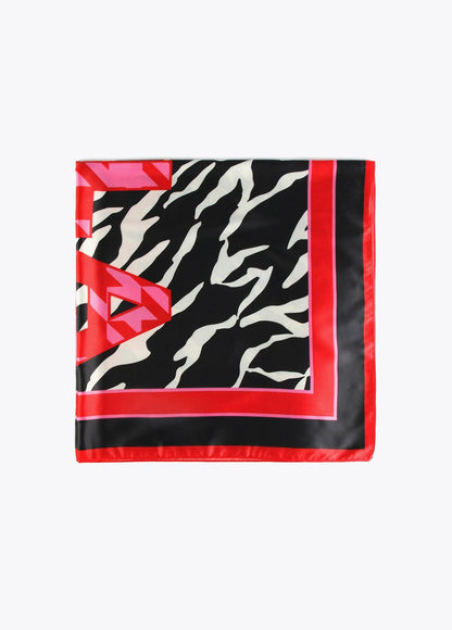 12442005-Zebra print scarf-Printed
