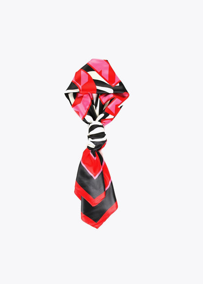 12442005-Zebra print scarf-Printed