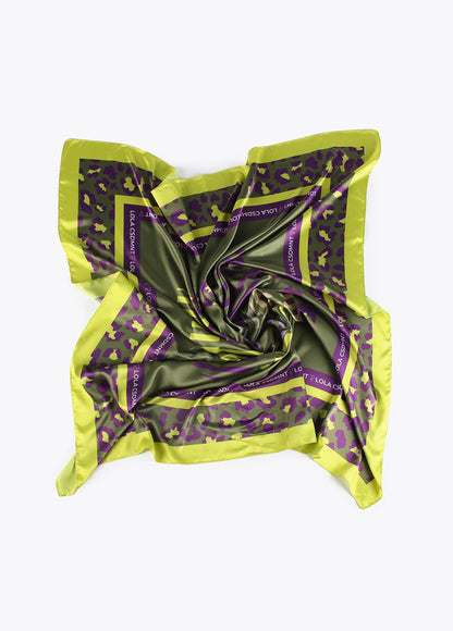 12442006-Letters and stripes scarf-Printed