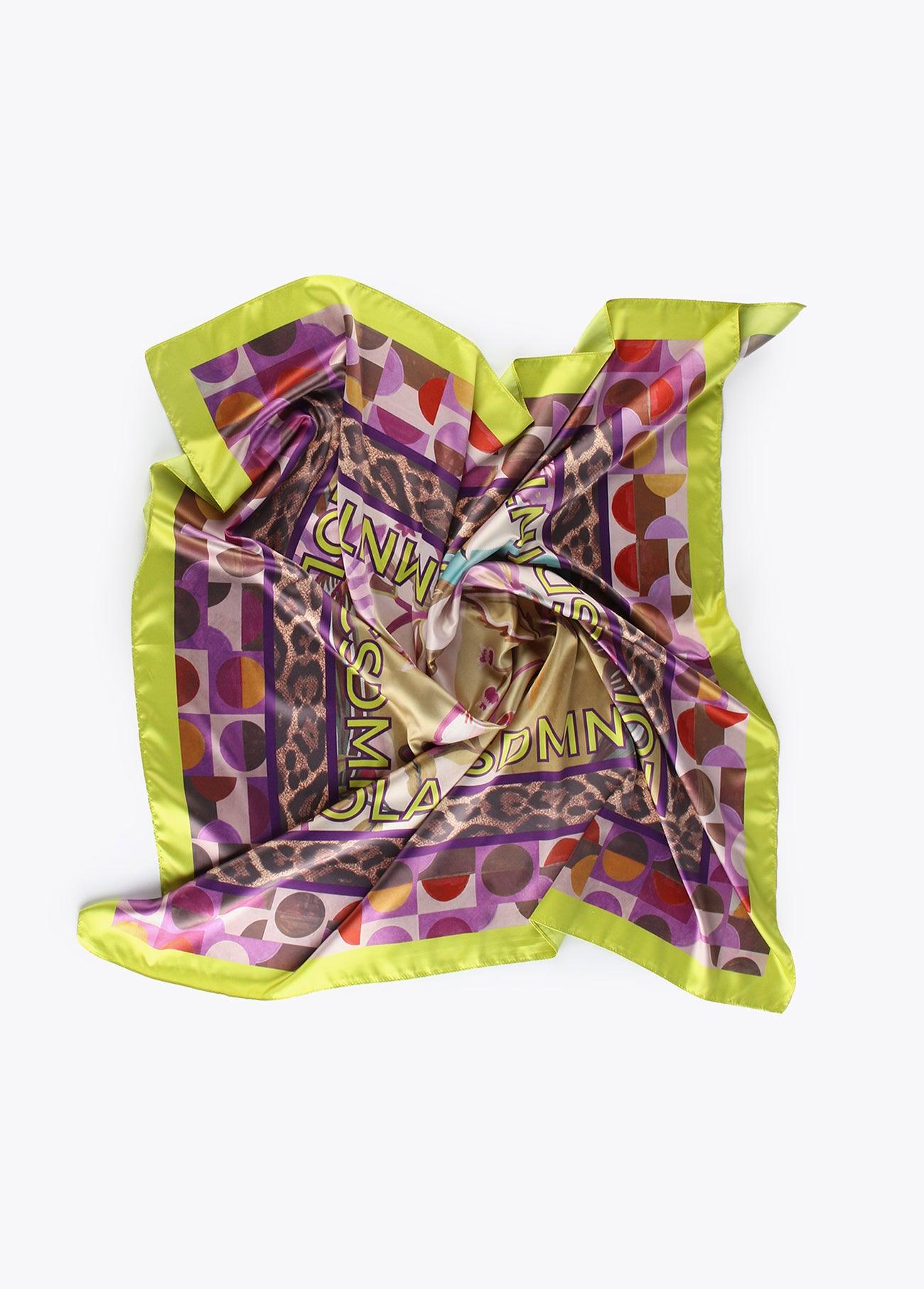 12442007-Wildflower print scarf-Printed