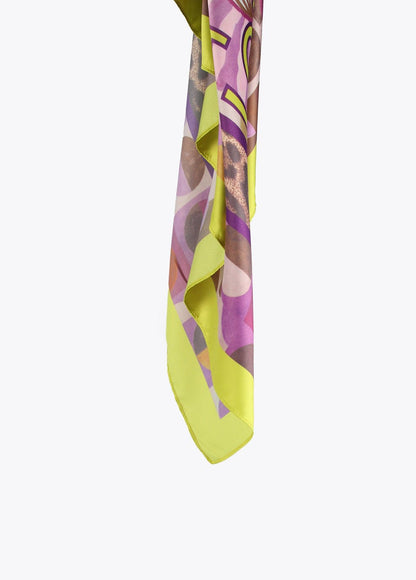 12442007-Wildflower print scarf-Printed