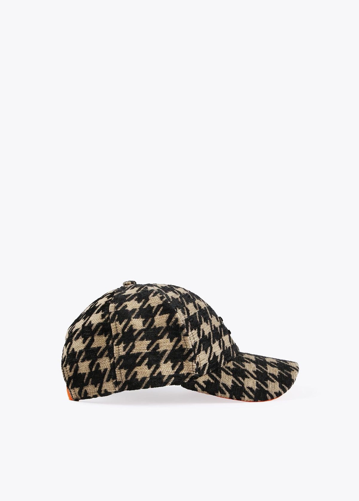 12443011-Houndstooth cap-Printed