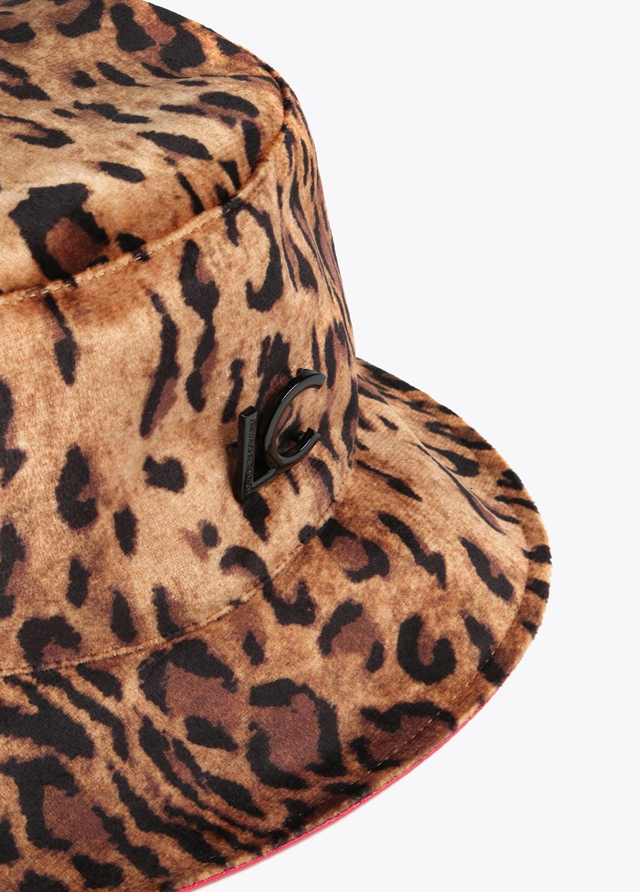 12451004-Reversible animal print hat-Printed