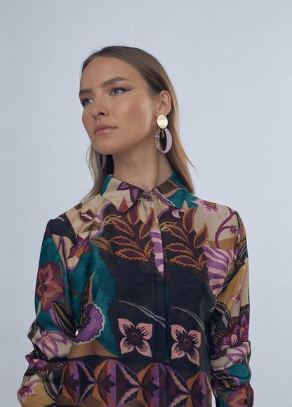 12460023-Floral print shirt-Multi