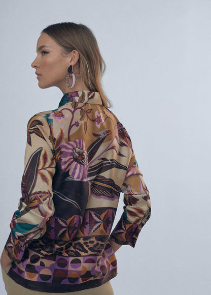 12460023-Floral print shirt-Multi