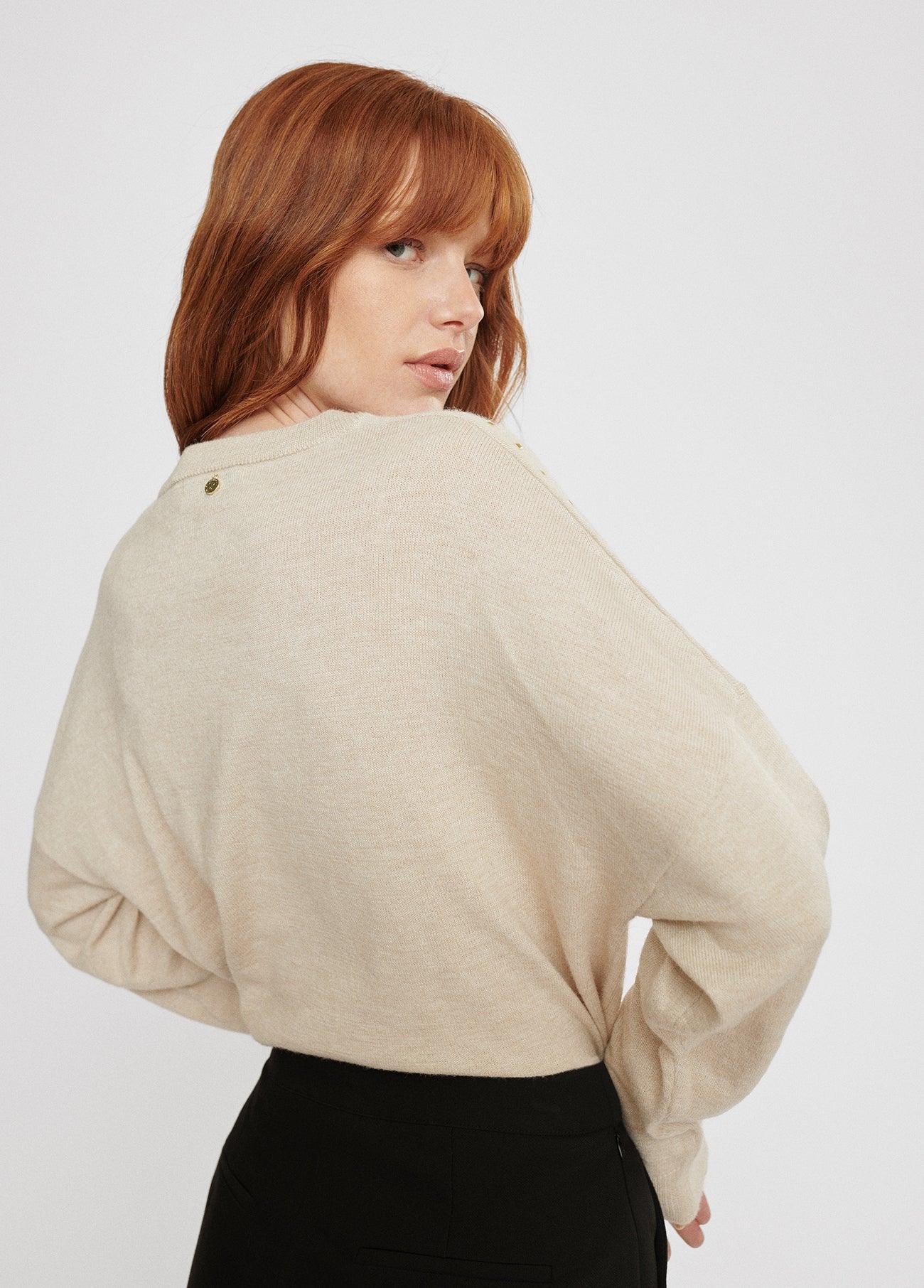 12461002-Studded sweater-Camel