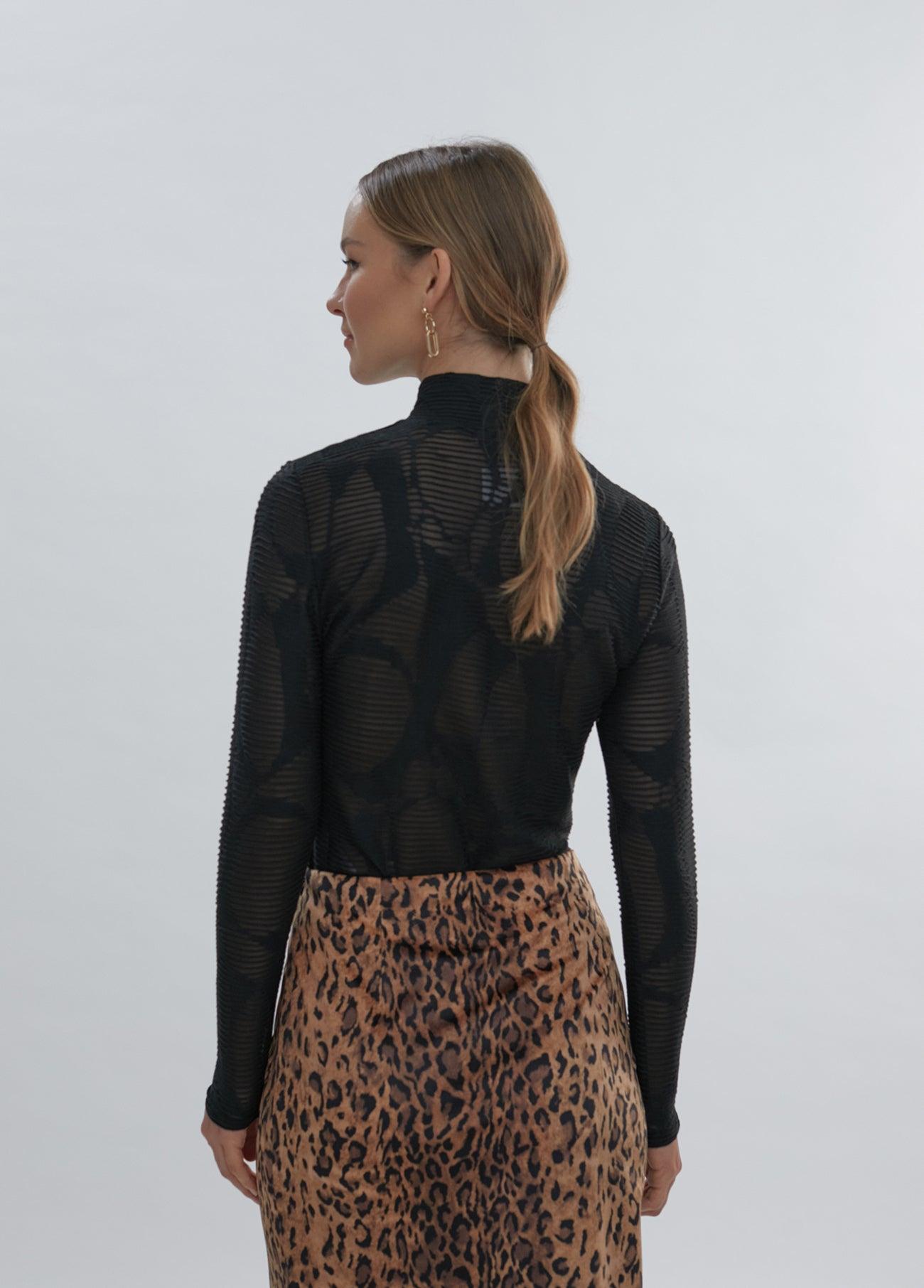 12462014-Textured T-shirt-Black