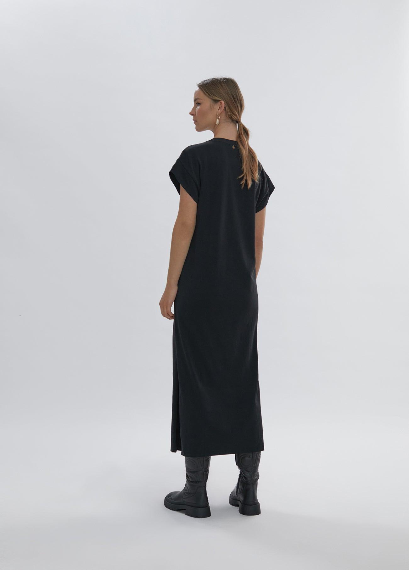 12462022-Midi “Lola Addicted” T-shirt-Black