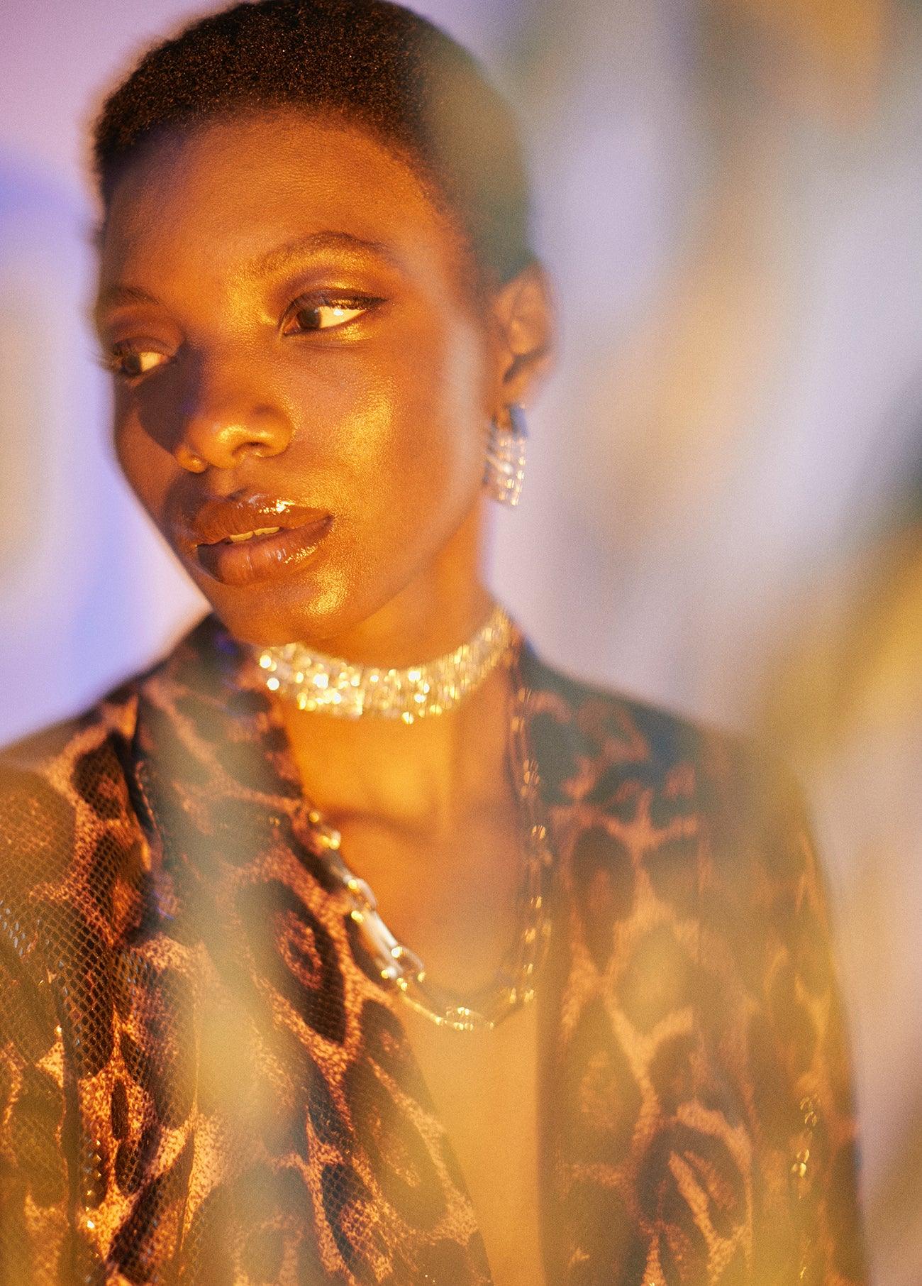 12463007-Animal print blazer-Multi