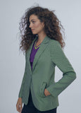 12463013-Green houndstooth blazer-Multi