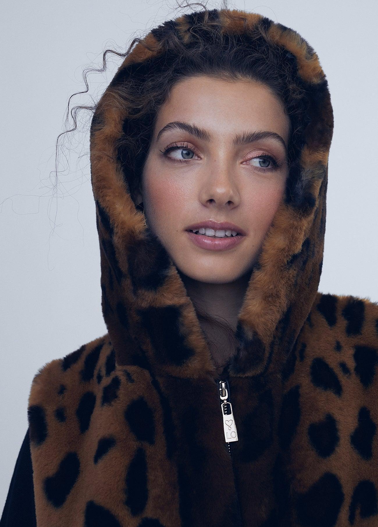 12464002-Animal print waistcoat-Multi