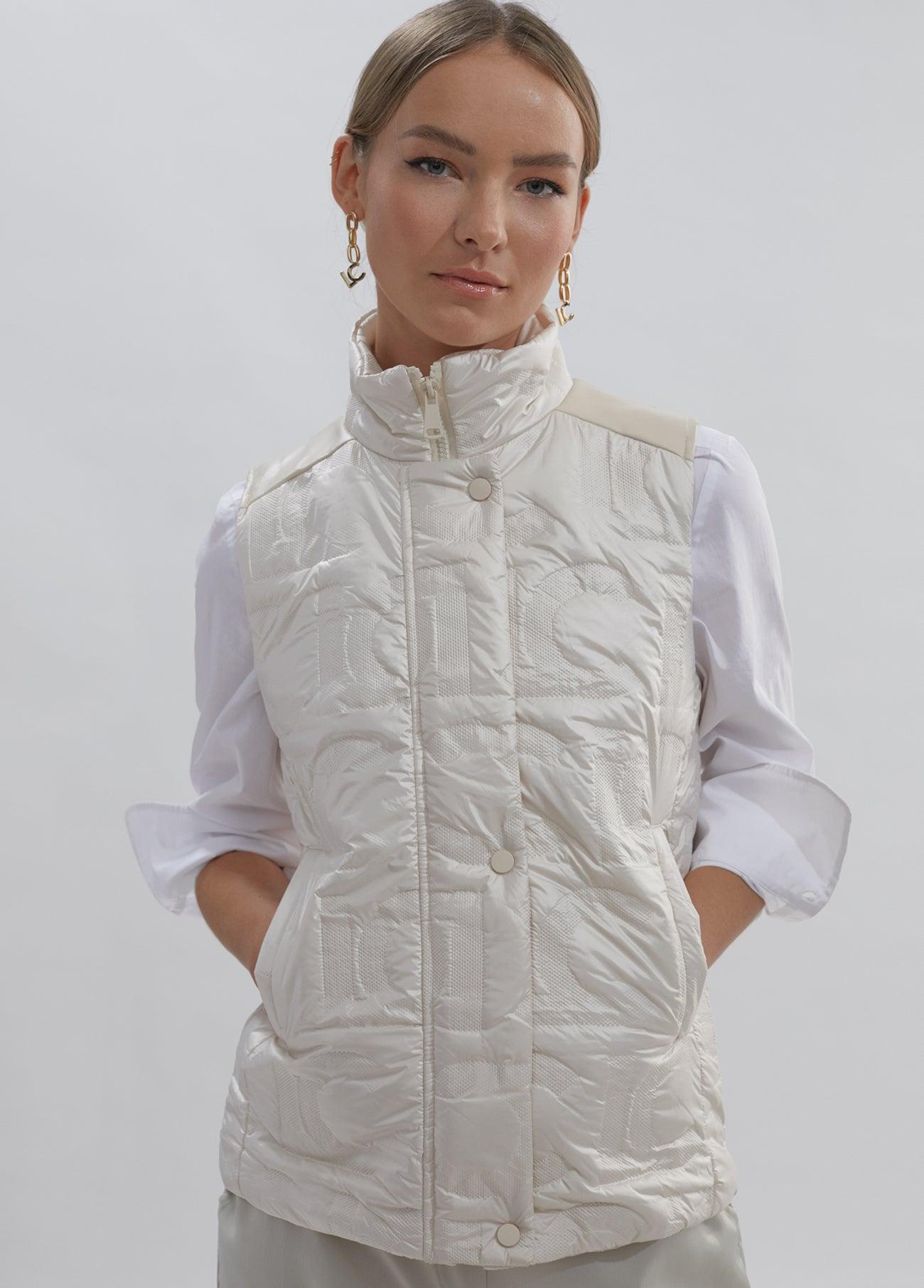 12464008-LC quilted gilet-Raw