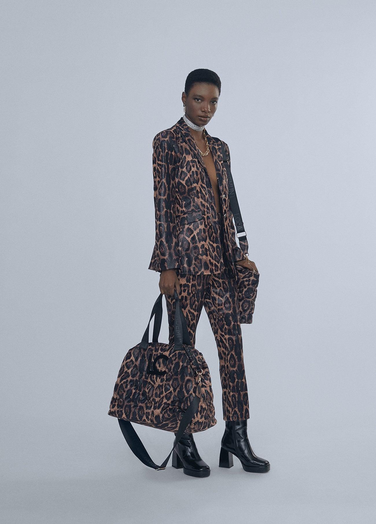 12467018-Animal print trousers-Multi