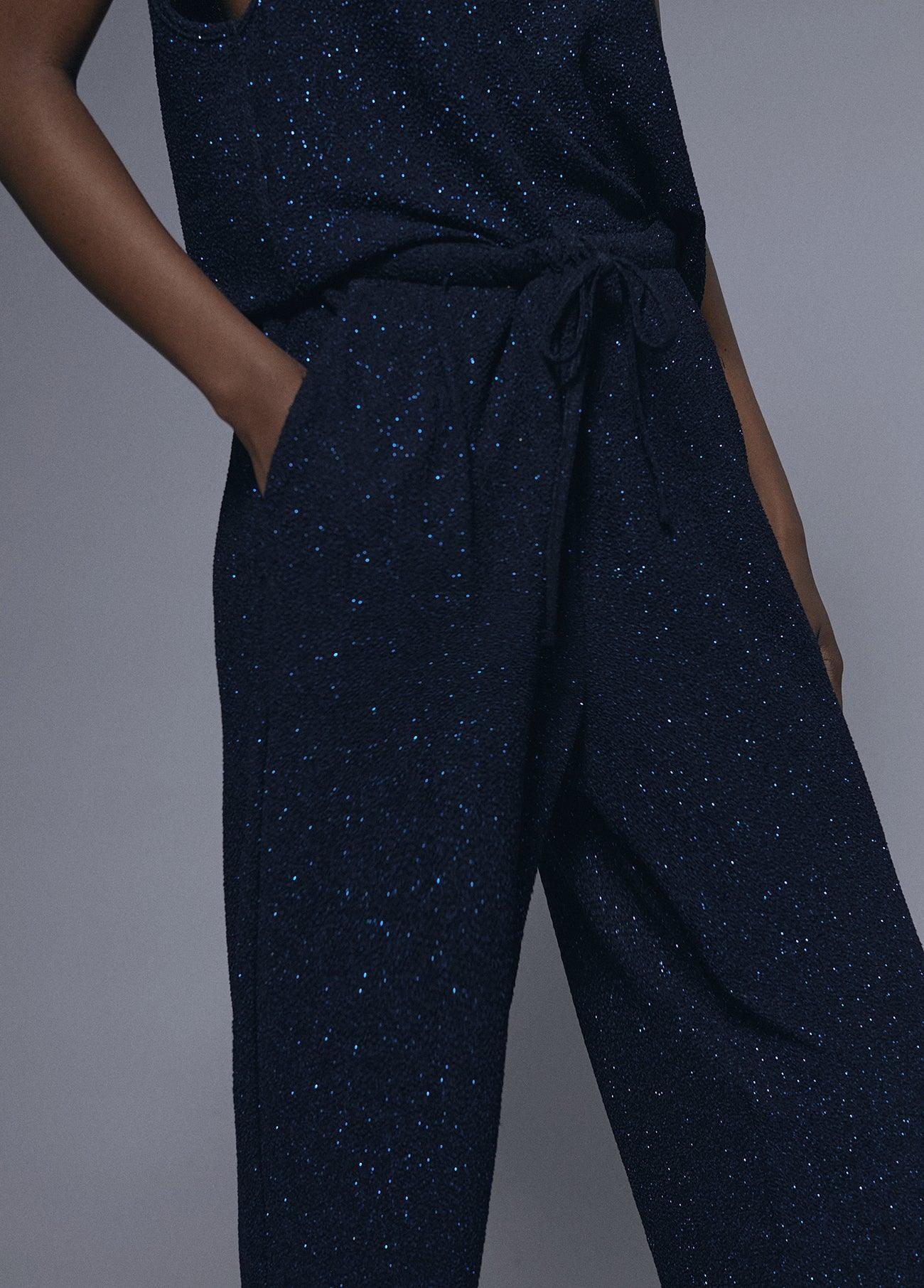12467026-Shiny joggers-Blue
