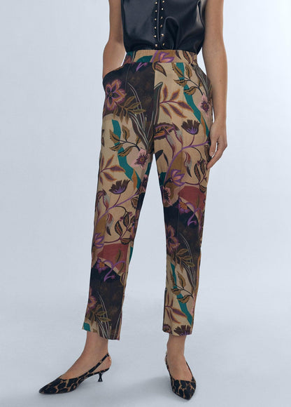 12467033-Floral print joggers-Raw
