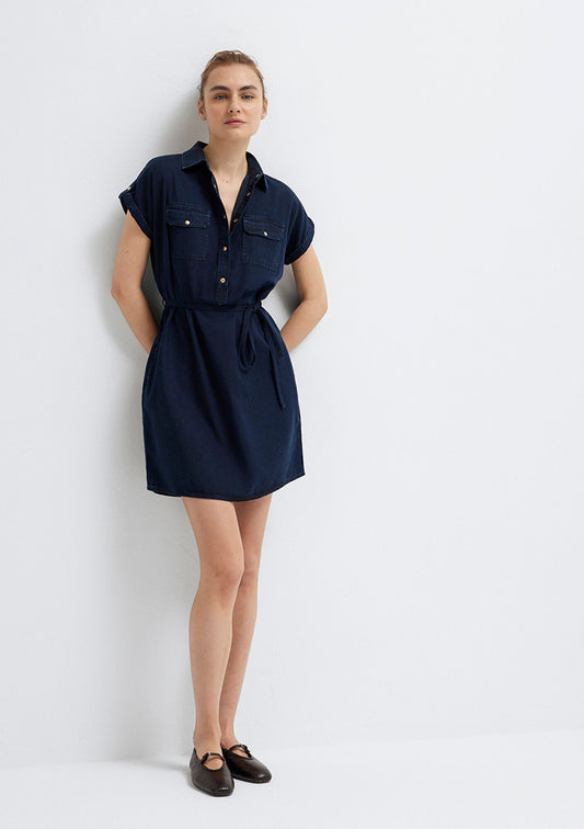 Barbara Rınse Denim Jean Dress