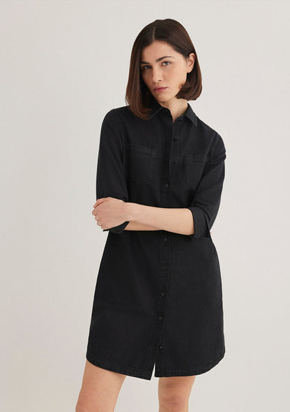 Liz Smoke Denim Jean Dress