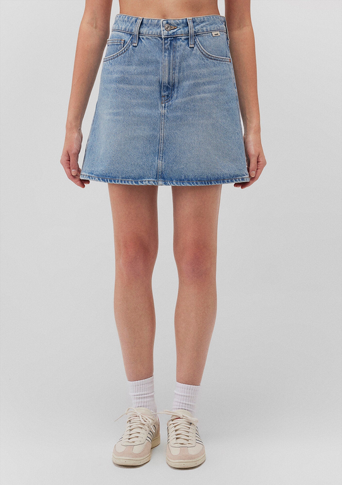 Bailey Shaded Blue Denim Jean Skirt