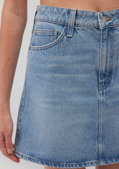 Bailey Shaded Blue Denim Jean Skirt