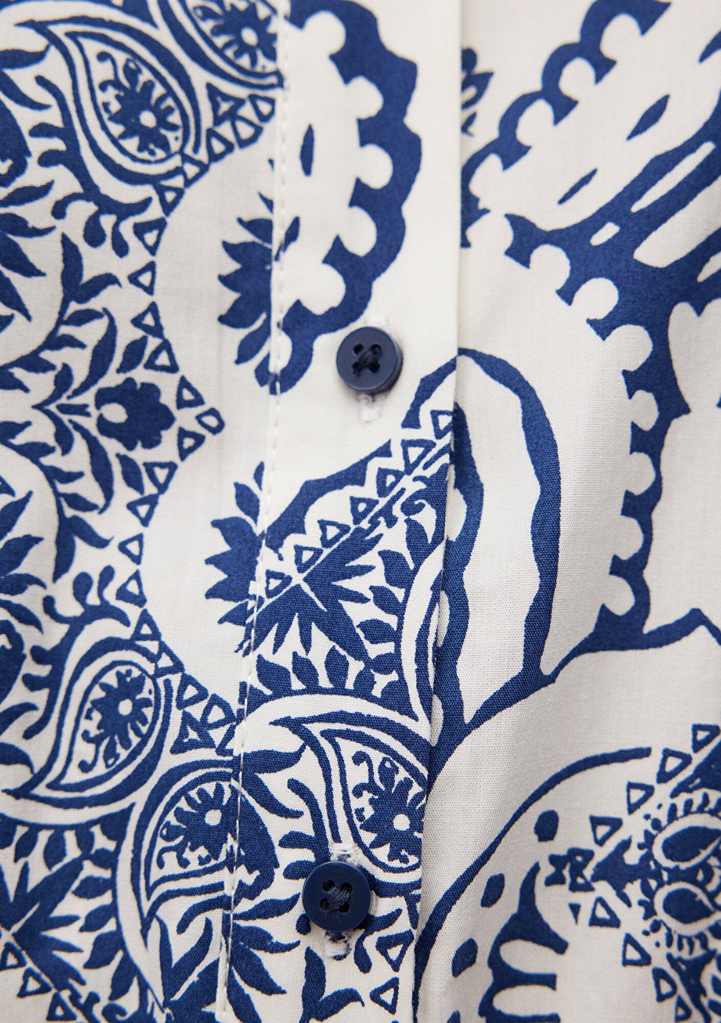 Printed Pleated Dress