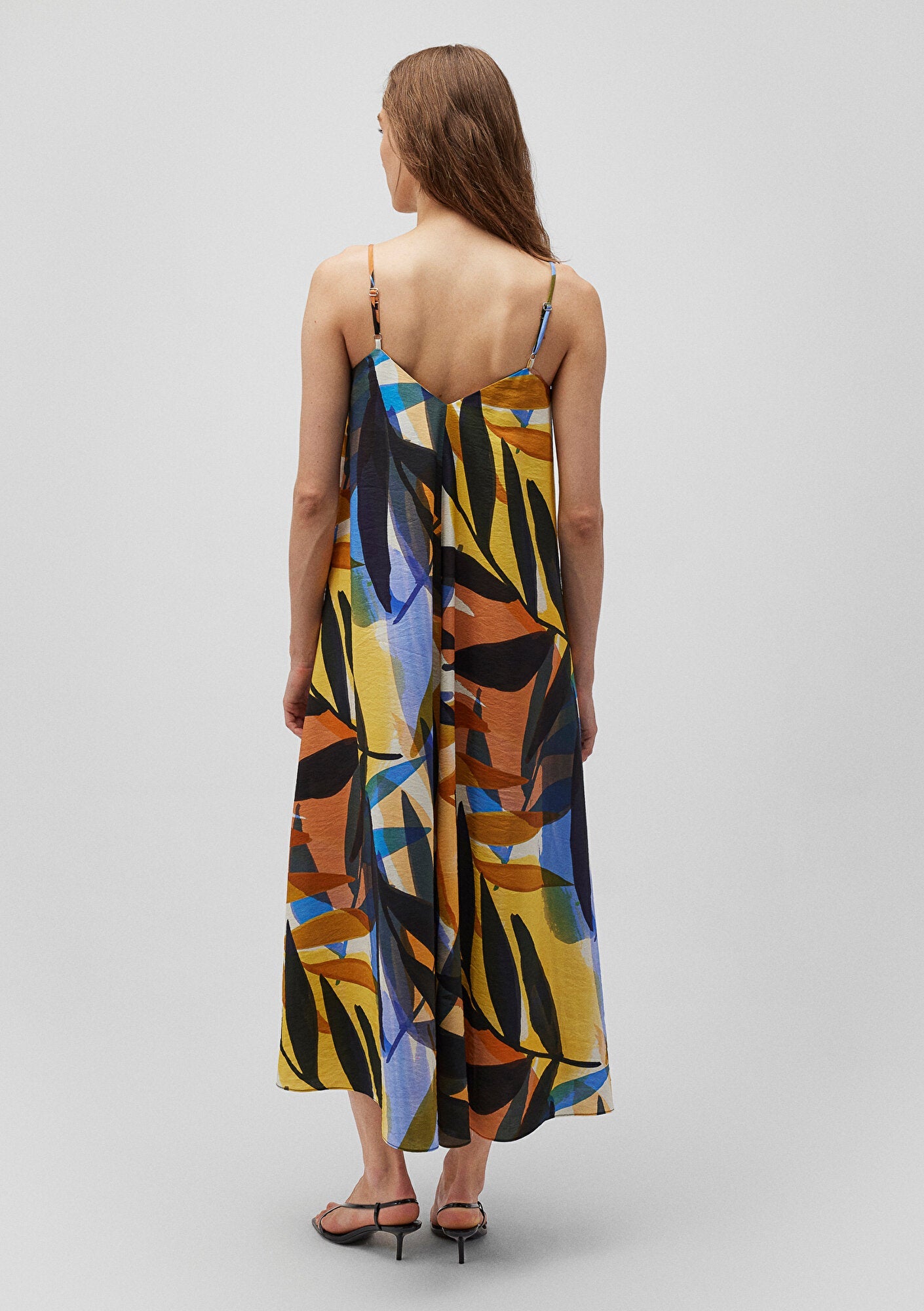 Printed Midi Dress