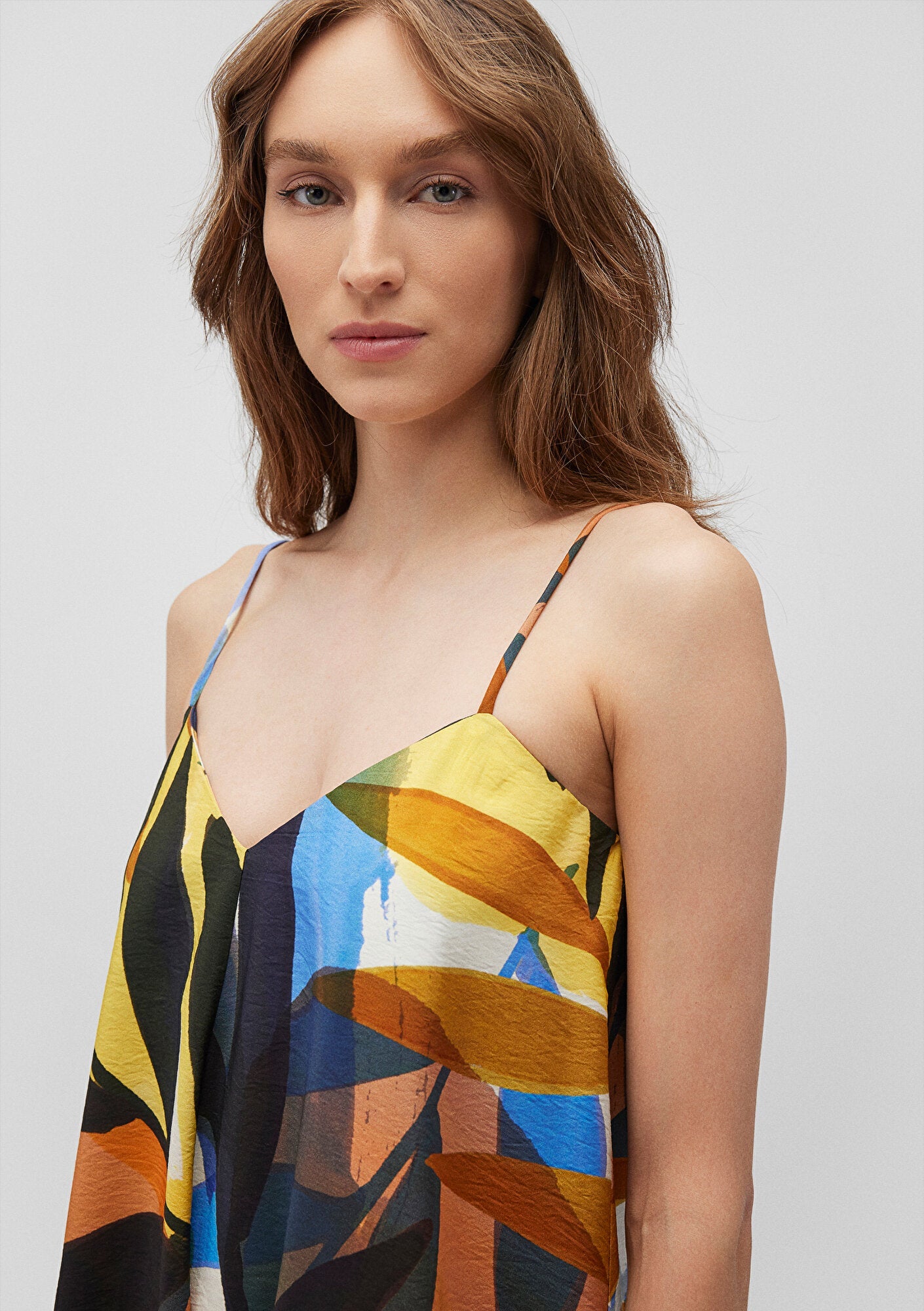Printed Midi Dress