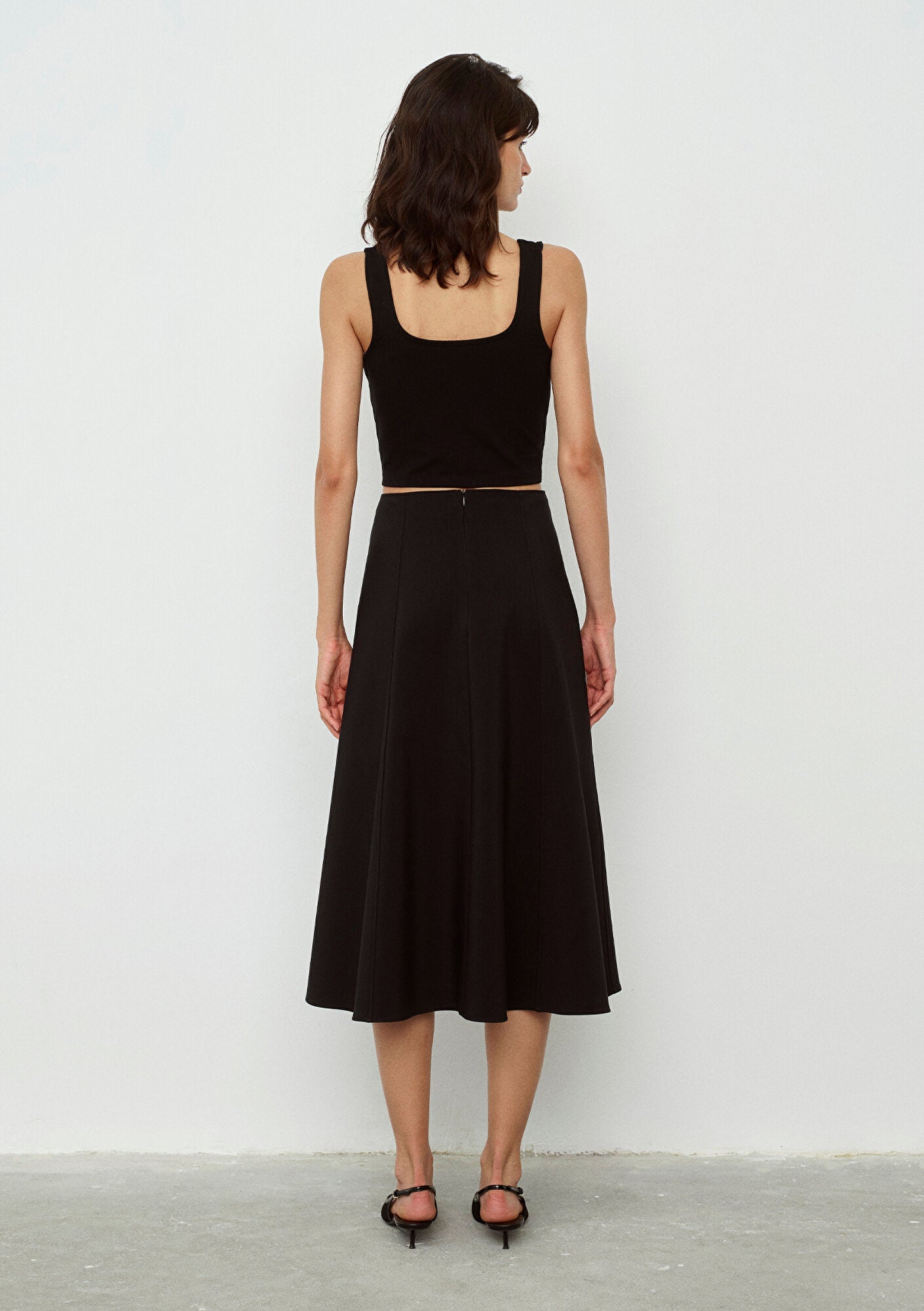 Black Midi Skirt