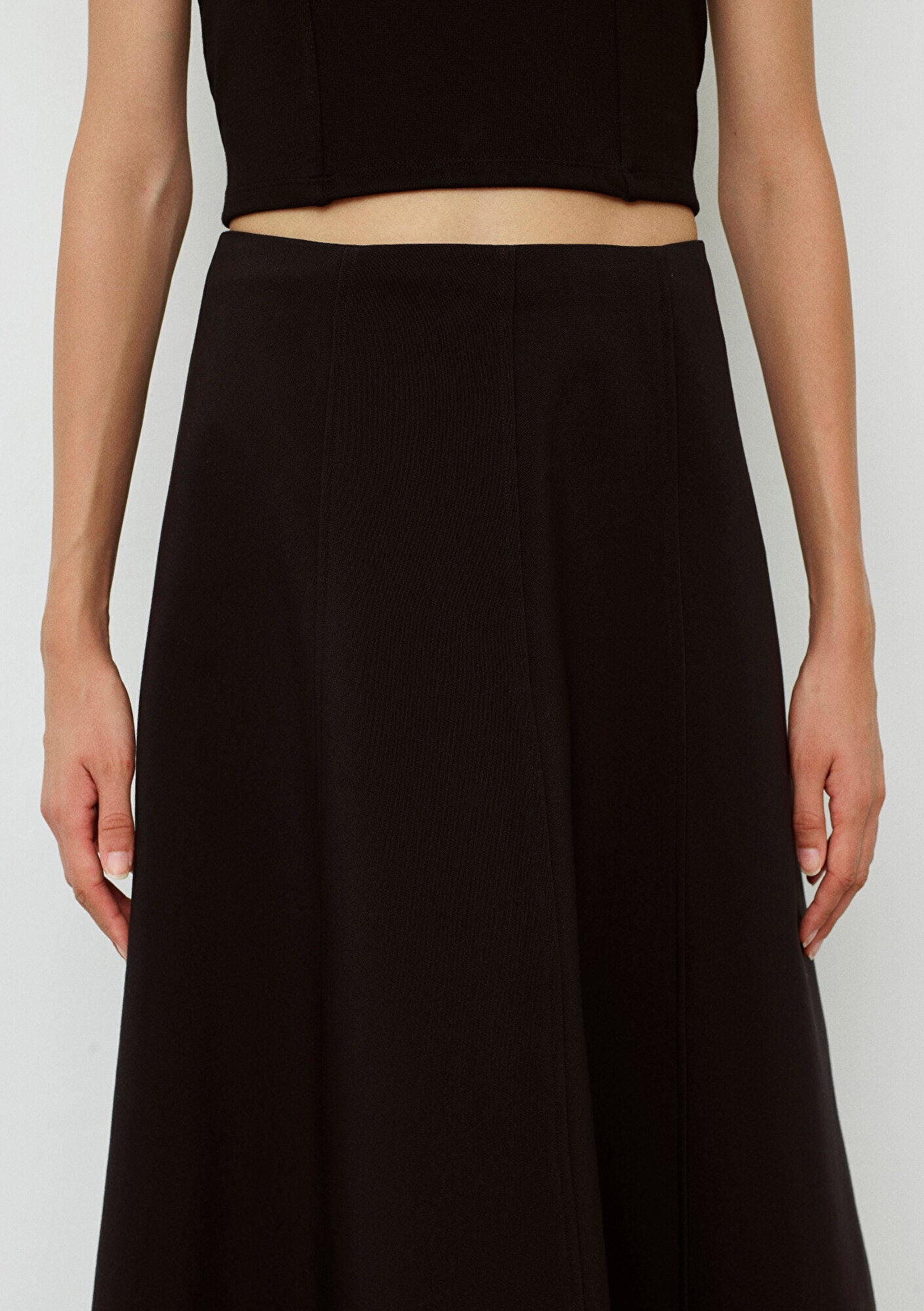 Black Midi Skirt